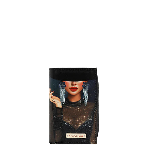 CARTERA PLEGABLE CON CREMALLERA CENTRAL (SAMANTHA LA BELLEZA)