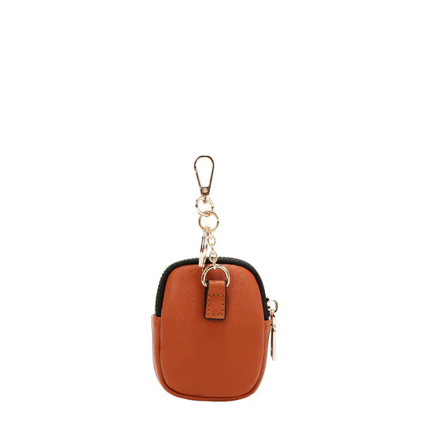 LLAVERO CON MINI ESTUCHE (BEST SMILE) – Nicole Lee | Cuero Vegano y Doble Cremallera