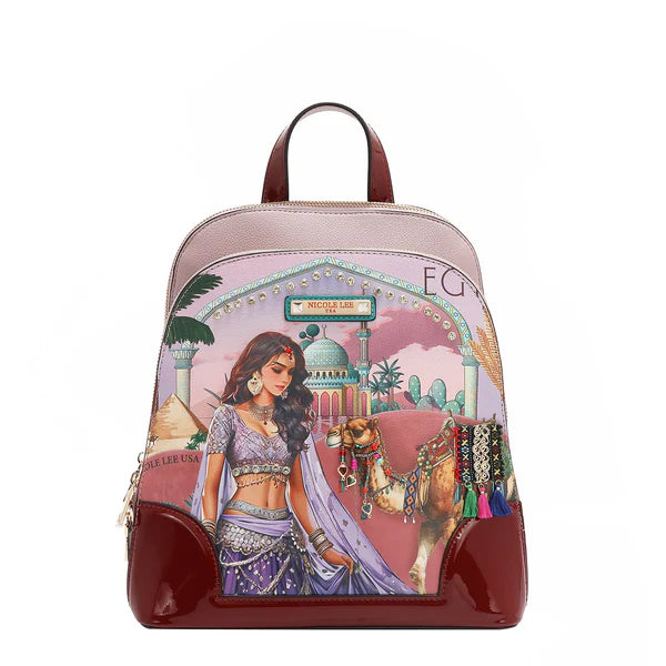 MOCHILA -  Queen Cleopatra de Piel Vegana | Nicole Lee