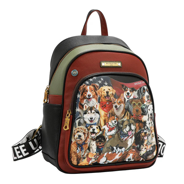 CONJUNTO DE 3 PIEZAS (BEST SMILE) – Mochila, Bandolera y Cartera | Nicole Lee | Cuero Vegano