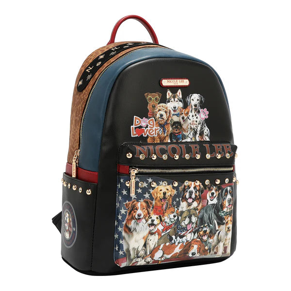 MOCHILA GRANDE DE MODA CON PUERTO USB (BEST SMILE) – Nicole Lee | Cuero Vegano y Bolsa Extraíble