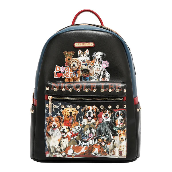 MOCHILA GRANDE DE MODA CON PUERTO USB (BEST SMILE) – Nicole Lee | Cuero Vegano y Bolsa Extraíble