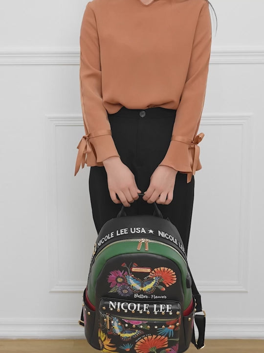 Mochila Dreaming Together | Mochila grande para portátil con puerto USB | Nicole Lee